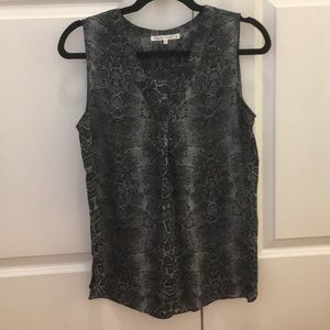Snake print tank